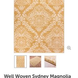 Gold 7x10 rug $150