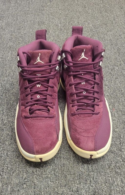Nike Air Jordan XII 12 Retro Bordeaux Maroon Sneakers 130690-617 Men's Size 8