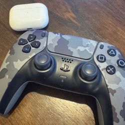 Grey Camo Ps5 Controller Brand New