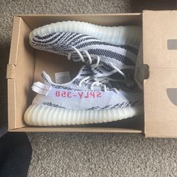 Zebra Yeezys 