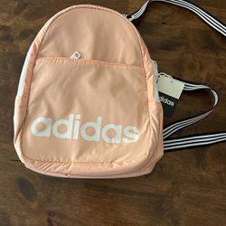 Small Blush Pink Adidas Backpack 