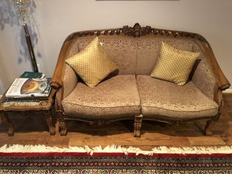 Hand carved furniture