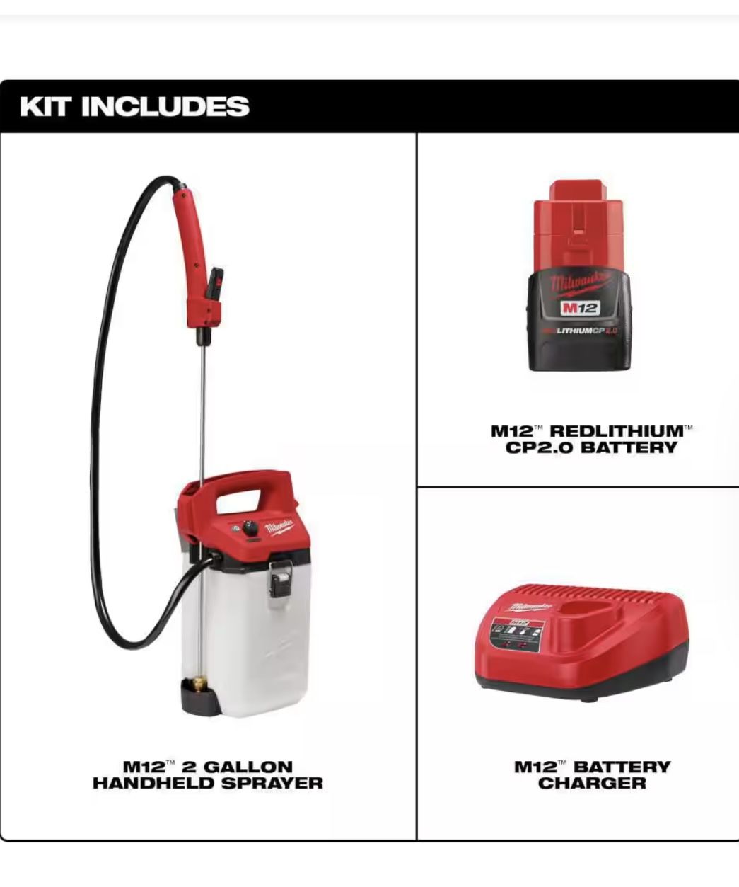 Milwaukee Sprayer Kit