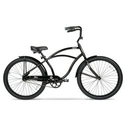 Hyper 26" Bicycle Men's Beach Cruiser Bike, Adult, Black