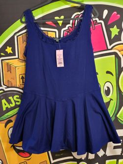 Women's Wild Fable Navy Blue Sleeveless Dress – XXL – New With Tags