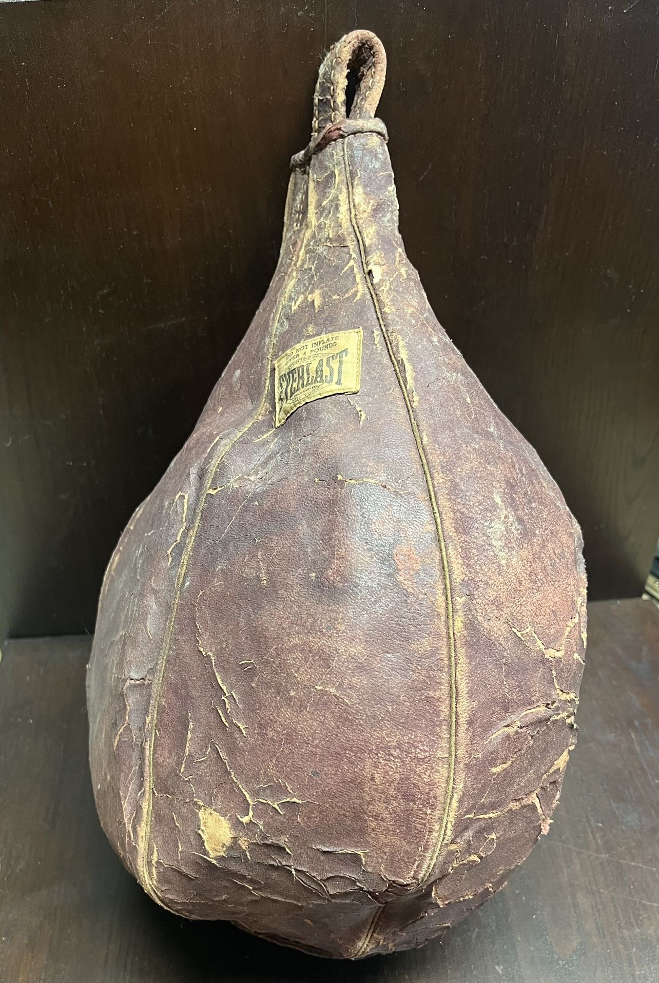 Vintage Everlast leather speed bag