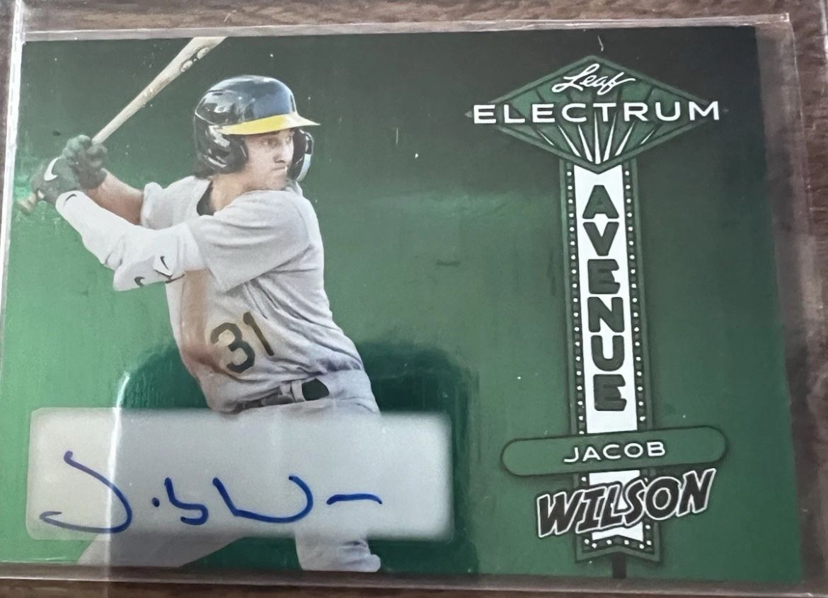 Jacob Wilson Autograph /15 SP Beautiful Condition