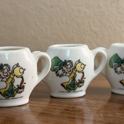 Vintage Alice In Wonderland Tea Cups 