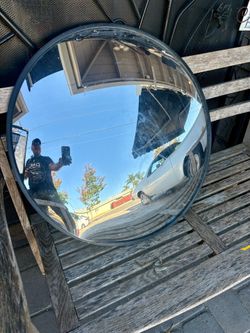 26” Outdoor Convex Safety Mirror – Prevent Backover Accidents – Commercial Grade