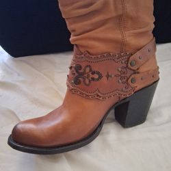 Cuadra Brown Leather Boots Sz. 7