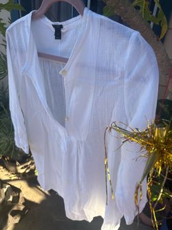 Blusa blanca  size small