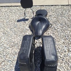 Seat, Backrest And Saddle bags 