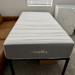 Twin Mattress and Bed Frame
