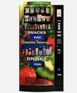 Brand New Seaga HealthyYou HY2200 Combo Snack Drink Vending Machine