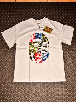 BAPE Multi-Camo Ape Head T-Shirt White