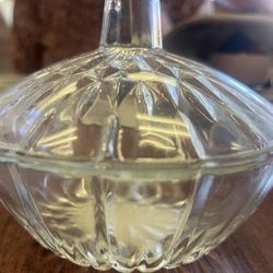 Cut Glass Candy Dishes 5” Dia