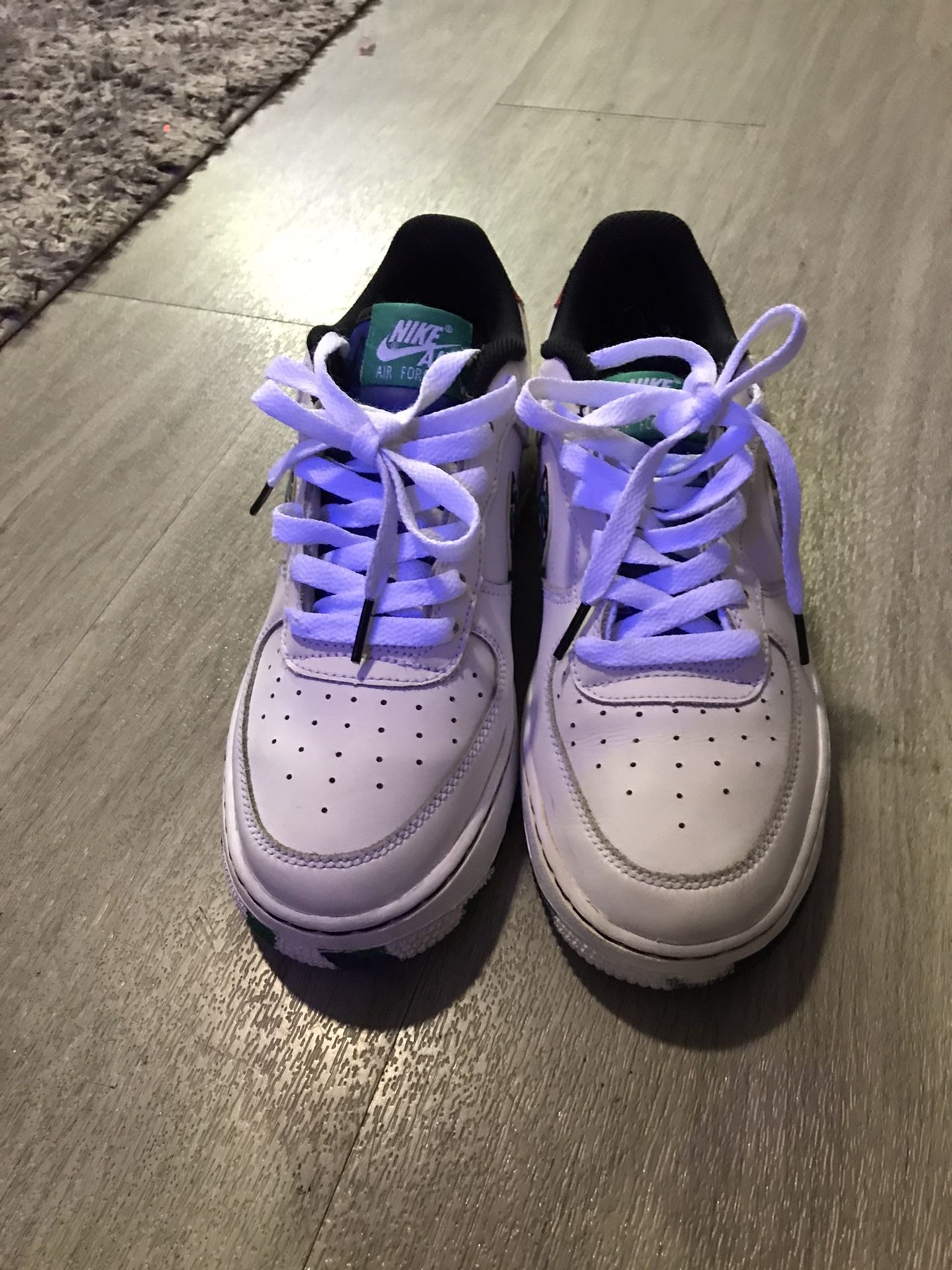 Nike Air Force 1 Melted Crayon Sz7y 