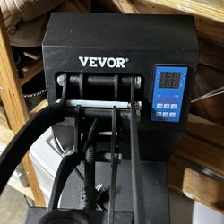 VEVOR Heat Press 6x3.75Inch Curved Element Hat Press
