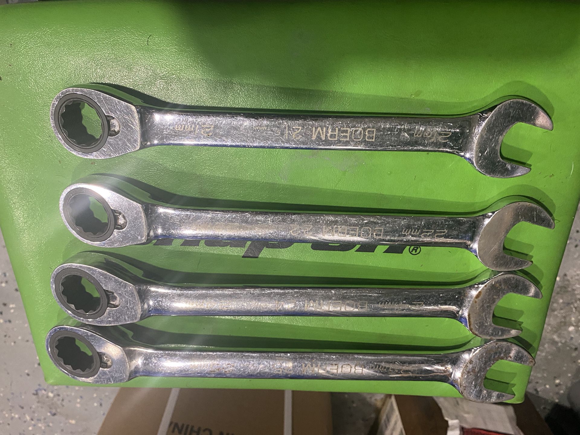 Snap On And Bluepoint Wrenches