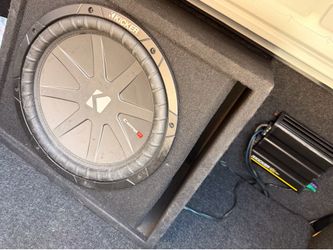 Kicke sub and amp