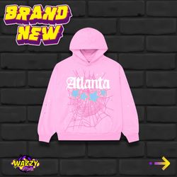 Brand New Sp5der Atlanta Hoodie Size Large