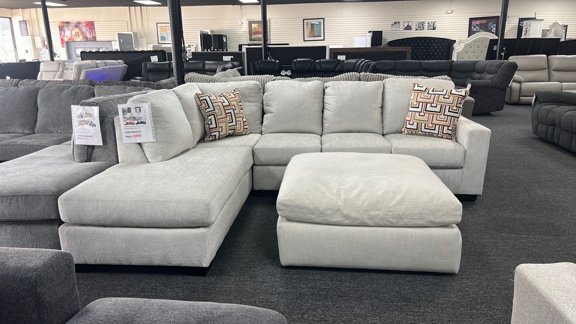 L shape Sectional 2 pieces New Arrive 