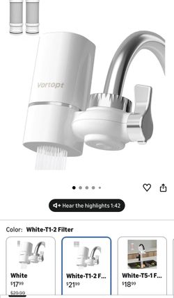 Vortopt water filter system