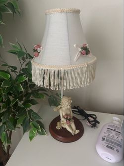 Vintage angel lamp.