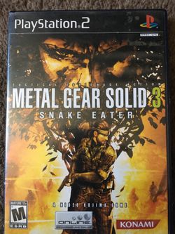Metal gear solid 3 /ps2