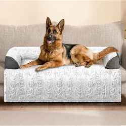 IKARE Calming Dog Couch Bed Mat 41 X 37”, Grey