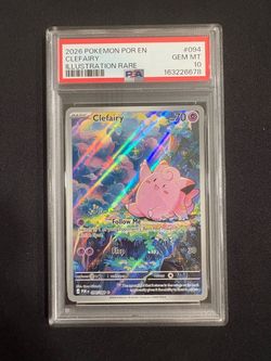 PSA 10 Clefairy #094 – Perfect Order Illustration Rare – Pokemon TCG Card