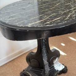 Victorian footed wooden table