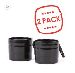 Pair of Diono Car Seat Cup Holders – Replacement / Add-On (Black)