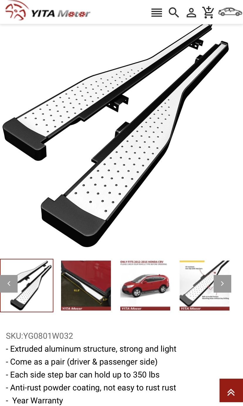 2012-2016 Honda CR-V Running Boards