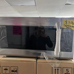 STAINLESS STEEL SAMSUNG MICROWAVE 