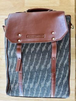 🤩 Cordura And Tan Leather Convertible Backpack
