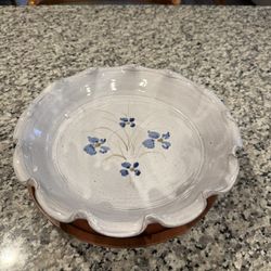 Owen’s Pottery Ruffled Pie Dish 