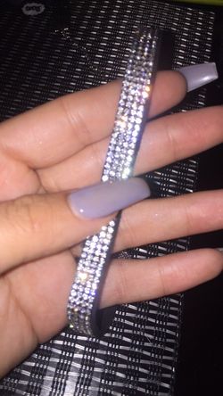 Rhinestone choker