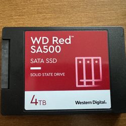 Western Digital 4TB WD Red NAS SATA SSD 2.5”