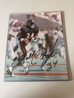 Walter Payton Autographed Signed Photo