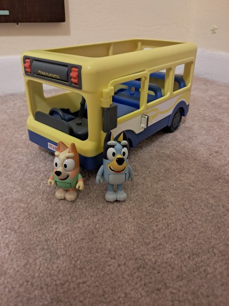 Bluey And Bingo Bus