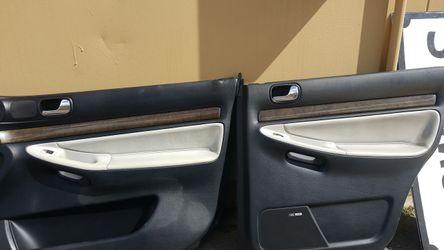 B5 Audi S4 full white leather interior with door cards