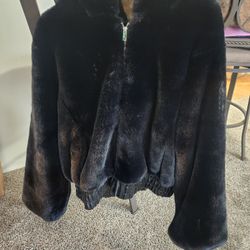 Fashion Nova Fuzzy Bomber Jacket 1x