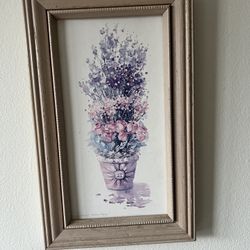 Wood Flower Wall Decor 