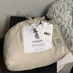 Cariloha Resort Sateen Bamboo Sheet Set — King