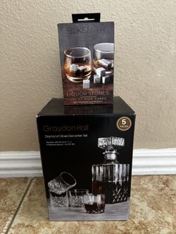 Graydon Hall Decanter Set and BLKSMITH Liquor Stones