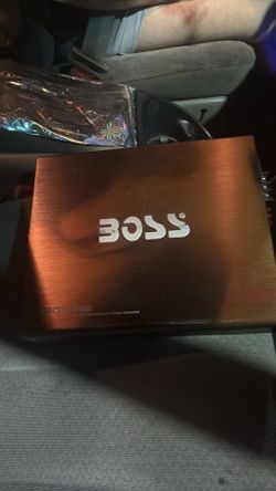 Car BOSS amp and subWOOFER
