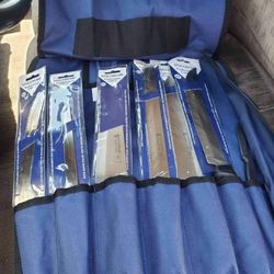 Commercial Knife Set With Bag For Chef Catering Restaurants Bars Bbq 