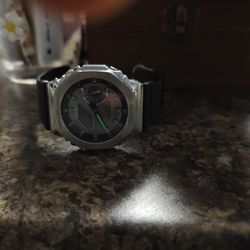 G Shock Steel Case Rubber Band