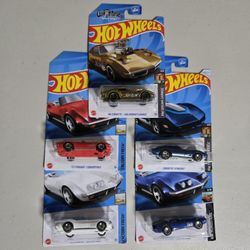 Hotwheels Chevrolet Corvette Set Of 5